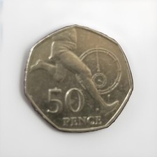 Roger Bannister 50p Fifty pence 2004. Rare Collectible Royal Mint. Runner. 