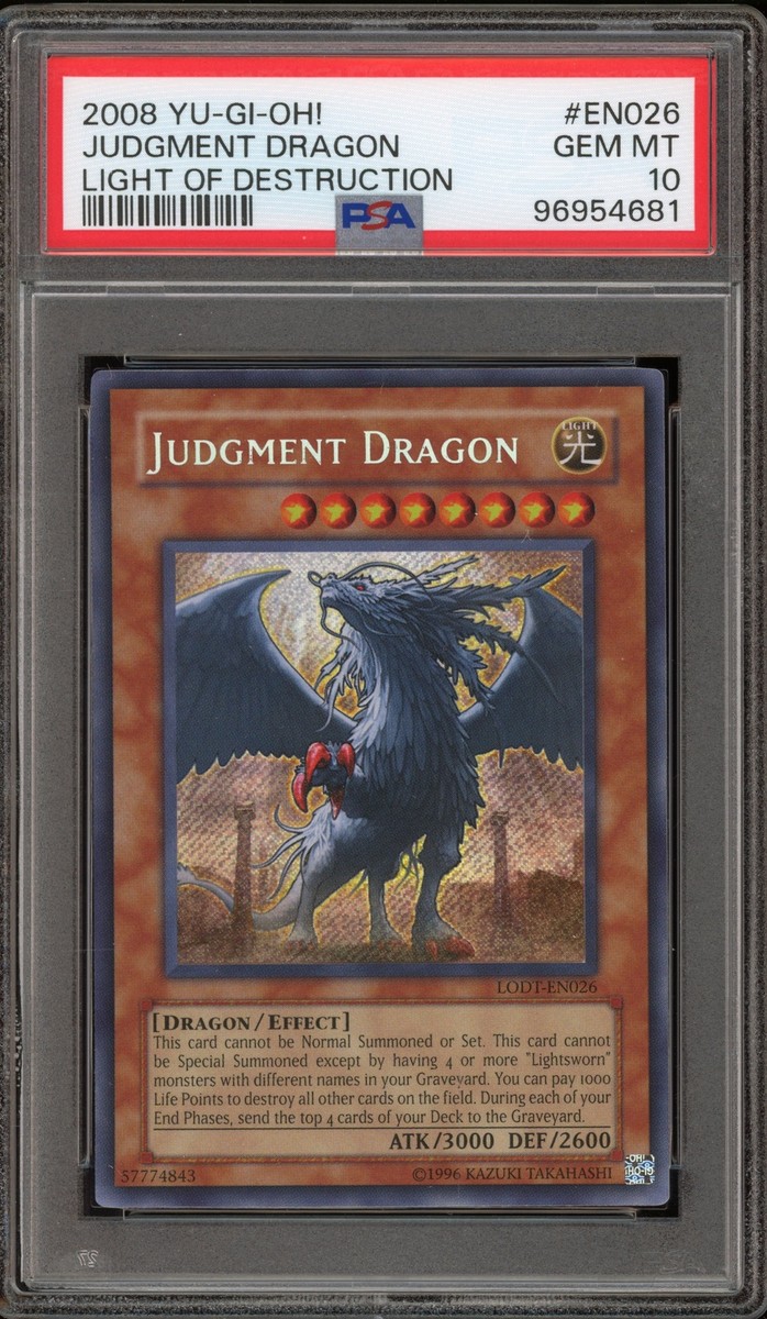 Yu-Gi-Oh! Judgement Dragon Light of Destruction Secret Rare Yu-Gi-Oh! Judgement Dragon Light of Destruction Secret Rare