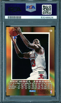 1996 Skybox E-X 2000 MICHAEL JORDAN EX 2000 EX2000 #9 PSA MINT