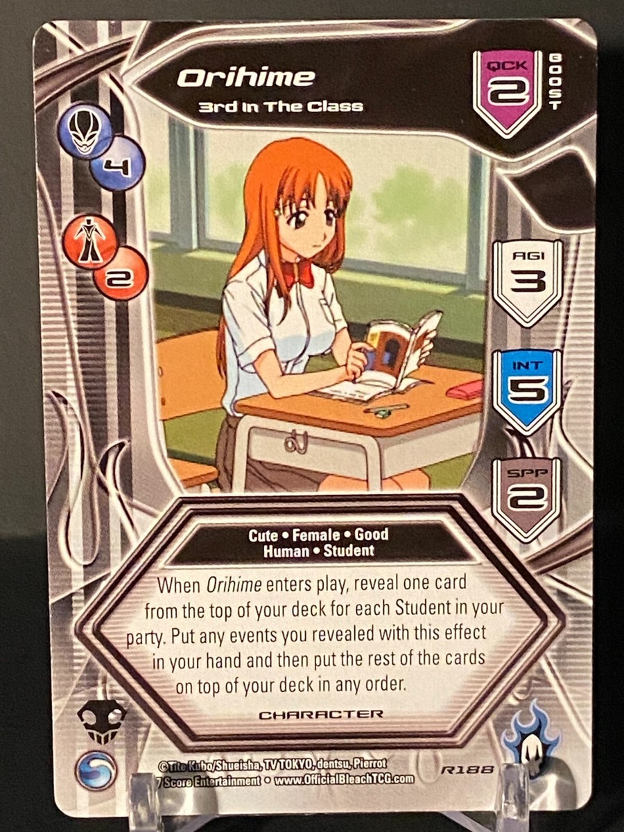 Bleach TCG Score Premiere 1st Edition Orihime 3rd In The Class