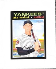 2020 Topps Heritage Minor League Jake Sanford - Staten Island Yankees