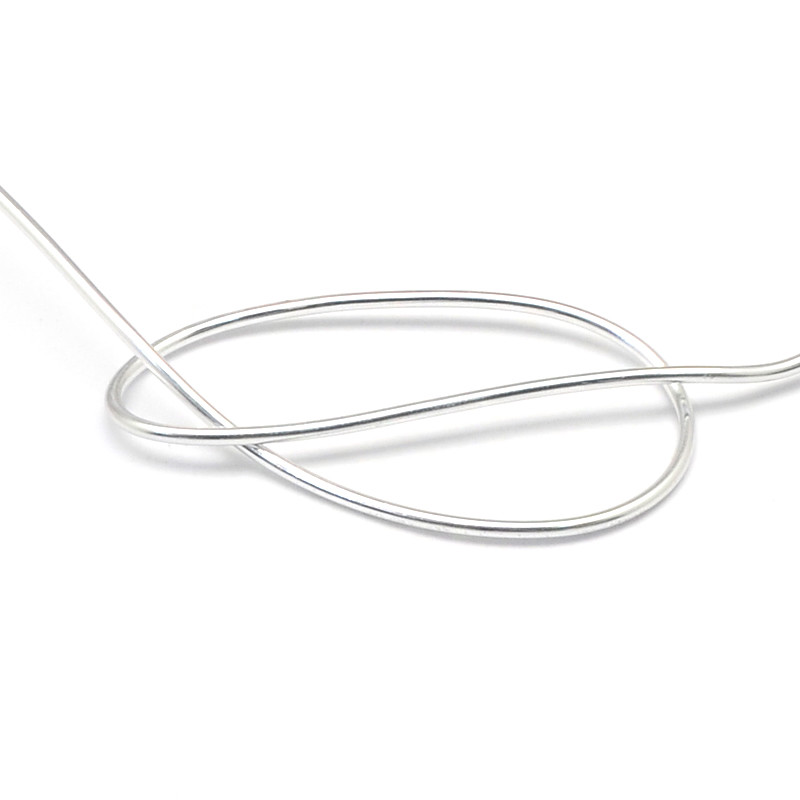 300yds/Roll Silver Tone Aluminum Wires Round Tiny Metal Strings Craft 0 ...