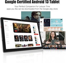 2026 Tablet 10 inch Android 15 Tablet 20+64GB 1280x800 IPS Touchscreen 5000mAh