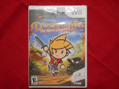 DRAWN TO LIFE:  THE NEXT CHAPTER NINTENDO Wii  FACTORY SEALED!!!  FREE SHIP!!!!!