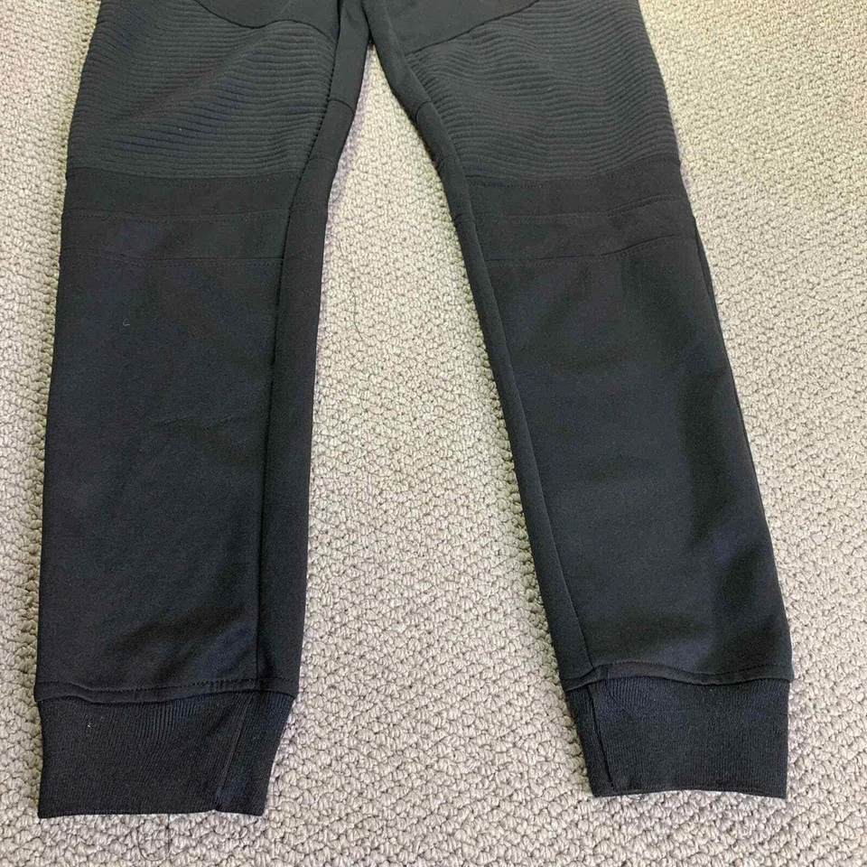 Pantalones para hombre Sacred Crown talla mediana negros con cordón para moto joggers bolsillos Foto 3 de 4