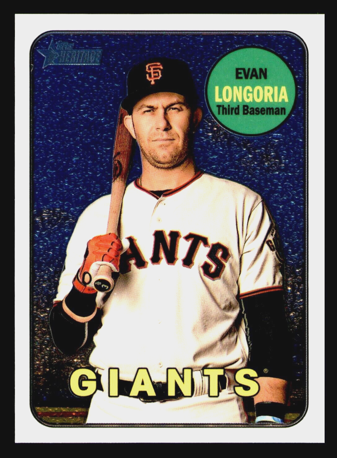 2018 Topps Heritage High Number Evan Longoria Chrome #THC-725 -/999 -  Giants