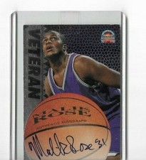 1997 SCORE BOARD  ROOKIE AUTO CARD MALIK ROSE.