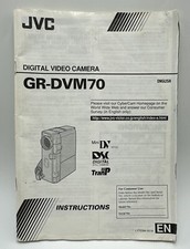JVC GR-DVM70 ORIGINAL OWNERS MANUAL English