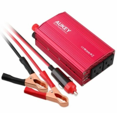 (NEW) AUKEY 300W Power Inverter 2xAC 2xUSB PA-V17