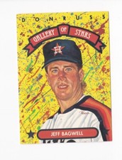 1992 Donruss Leaf Baseball Gallery of Stars Jeff Bagwell Astros #GS-7