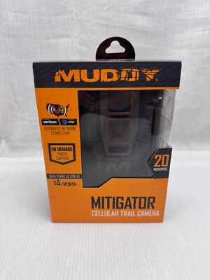 NEW Muddy MITIGATOR 20MP 80ft Cellular Trail Camera MUD-MTGTR-W Brown NEW