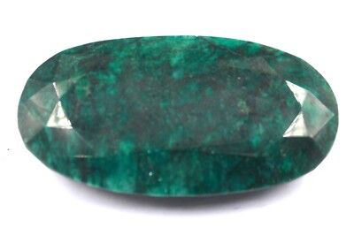 500Ct Magnificent Piece Green Emerald Oval Shape Certified Brazilian Gems RS