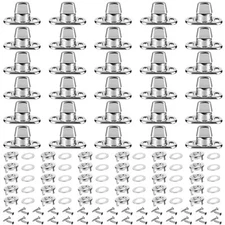 30 Sets Canvas Twist Lock Fasteners Turn Button Fasteners Eyelet and Stud