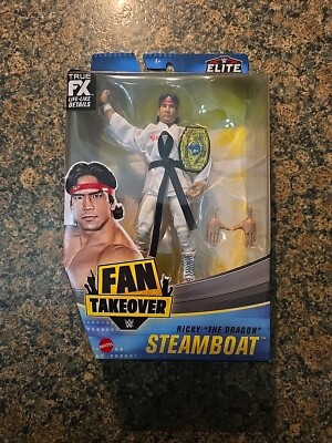 WWE Elite Fan Takeover Amazon Ex Ricky The Dragon Steamboat Brand New And Sealed