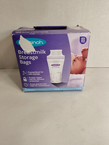 Lansinoh Breastmilk Storage Bags, 100 count- New