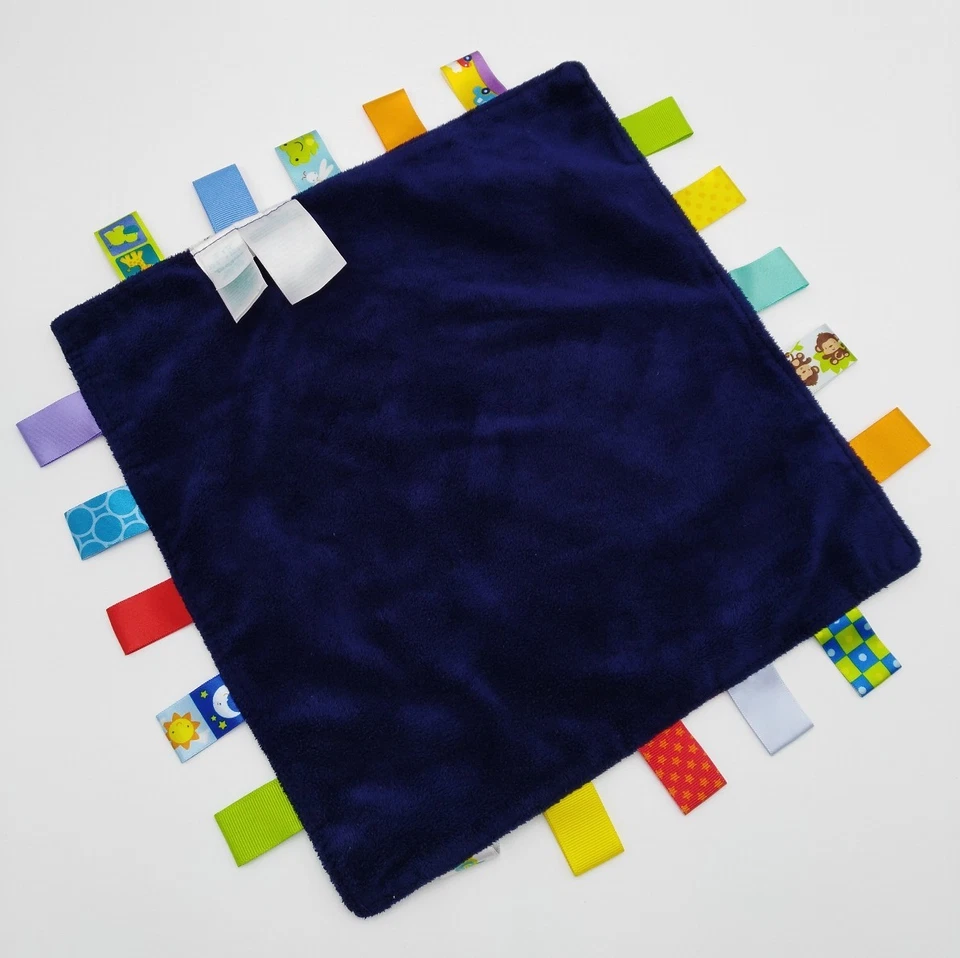 Taggies Pirata Mono Manta de Seguridad Lovey Azul Marino Barco Náutico Azul Blanco Foto 3 de 4