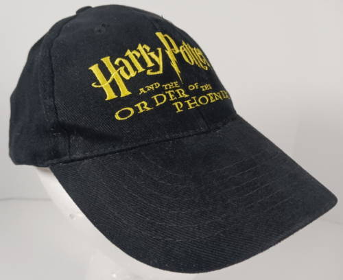 Chapeau Harry Potter et l'Ordre du Phénix noir casquette réglable scolastique - Photo 1/9