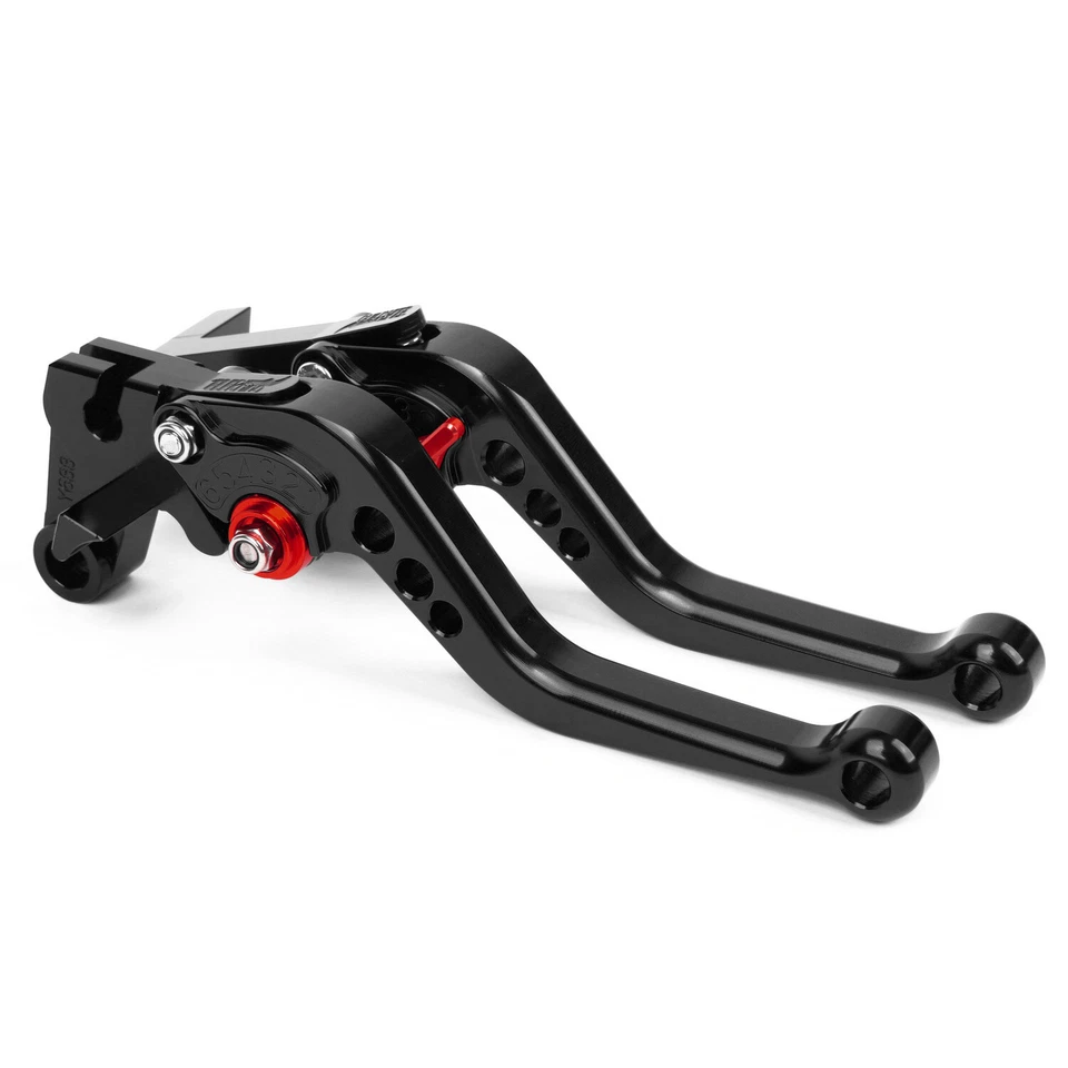 For Yamaha FZ6 FAZER/S2	2004-2010 FZ6R	2009-2016 Short Clutch Brake Levers US BK - Image 3 of 4