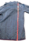 Nike girls therma-fit hoodie blue with teal ovals polyester xs pouch pocket GUC — photo 9