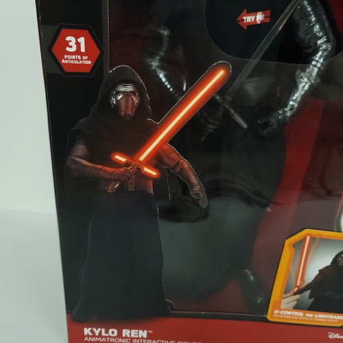 Star Wars Kylo Ren Animatronic Interactive Motion Black Series Box Damage NEW - Picture 3 of 9