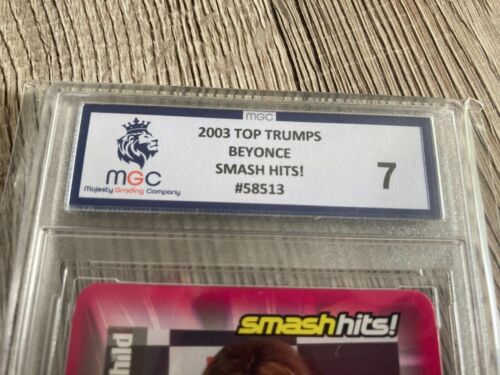 Beyonce Pop Stars Smash Hits 2 Rookie RC Top Trumps Trading Card MGC 7 Graded - Picture 3 of 3