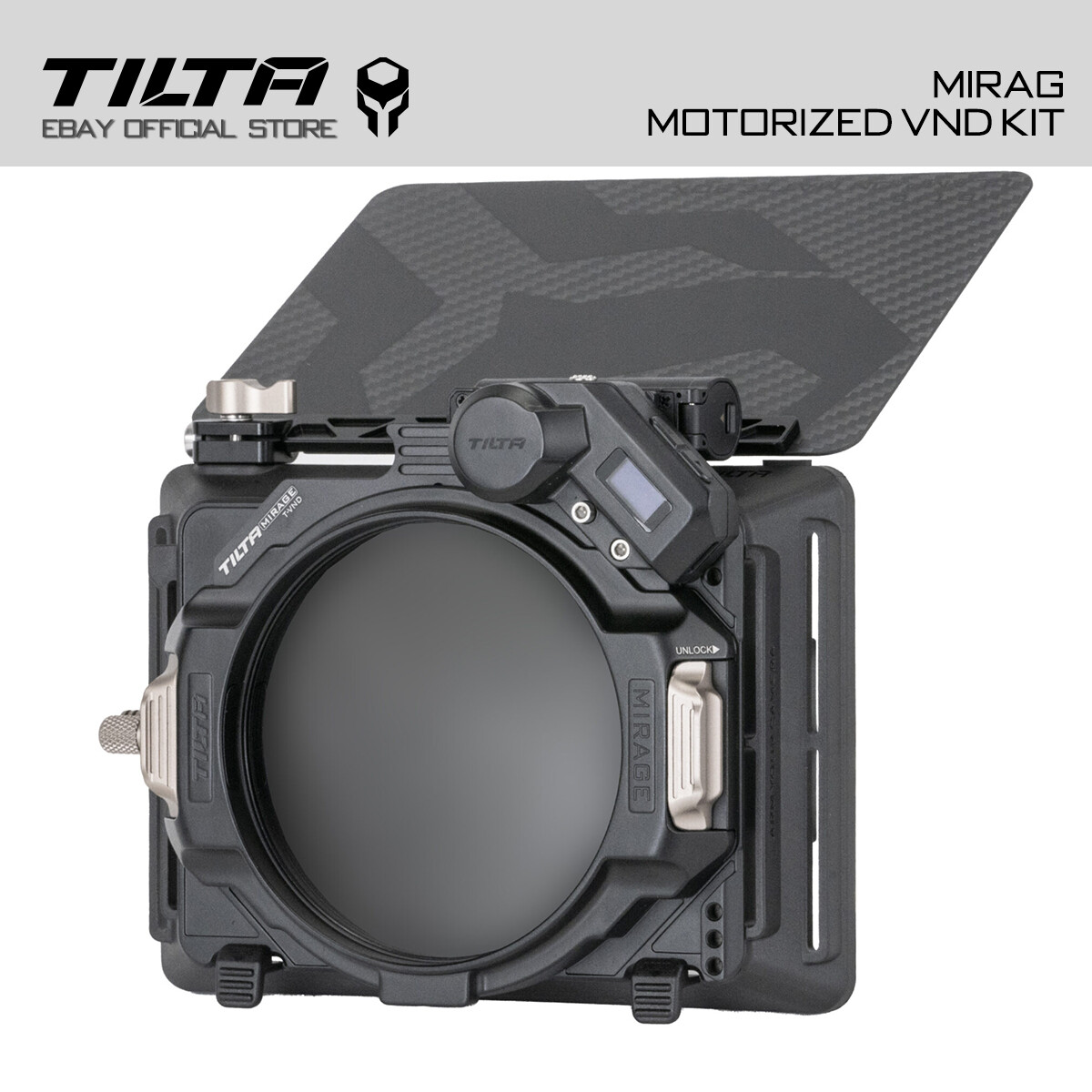 Tilta Mirage Motorized VND Kit Matte Box Light Weight Videocamere DSLRS Sunhood