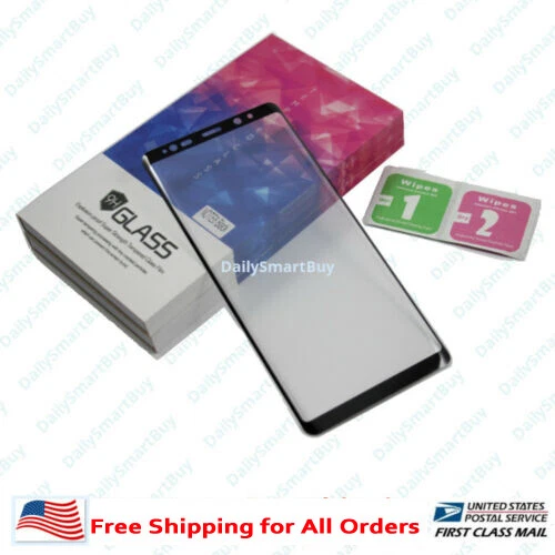 Protector de pantalla flexible/TPU de vidrio templado de cubierta completa para Samsung Note8 Foto 2 de 4