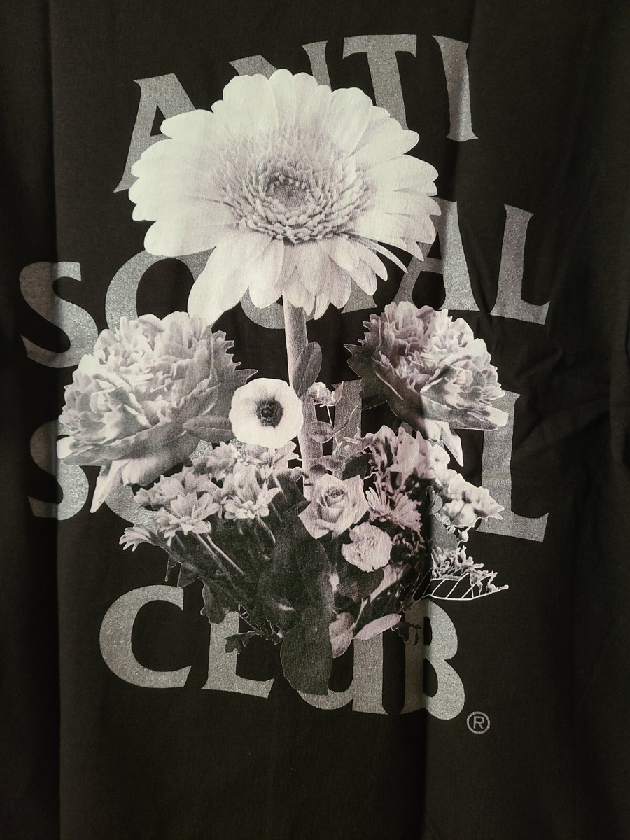 Anti Social Social Club Ghost Of You And Me Black/3M Tee Members  