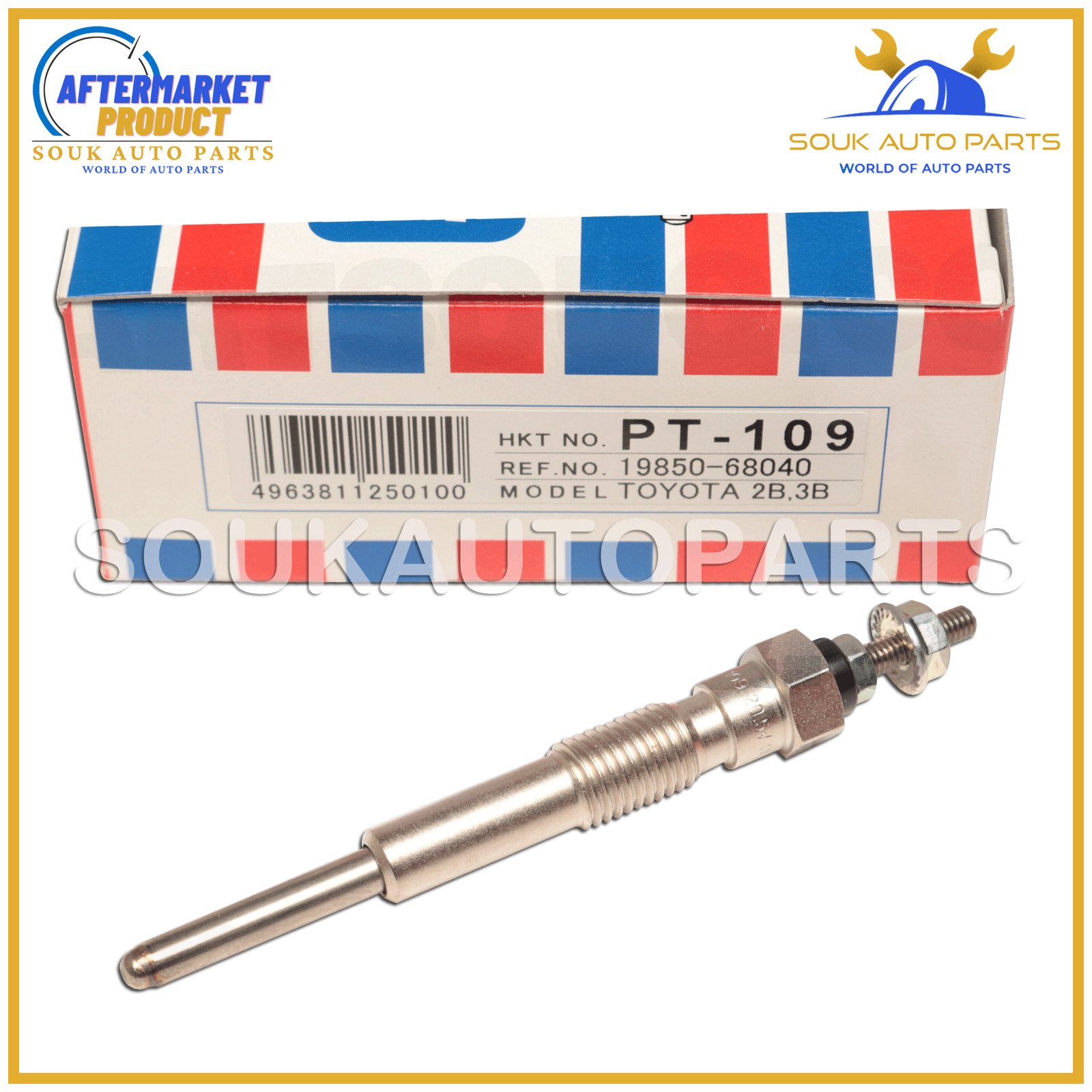 19850-68040 HEATER GLOW PLUG SET TOYOTA 2B  3B FOR COASTER DYNA LAND CRUISER