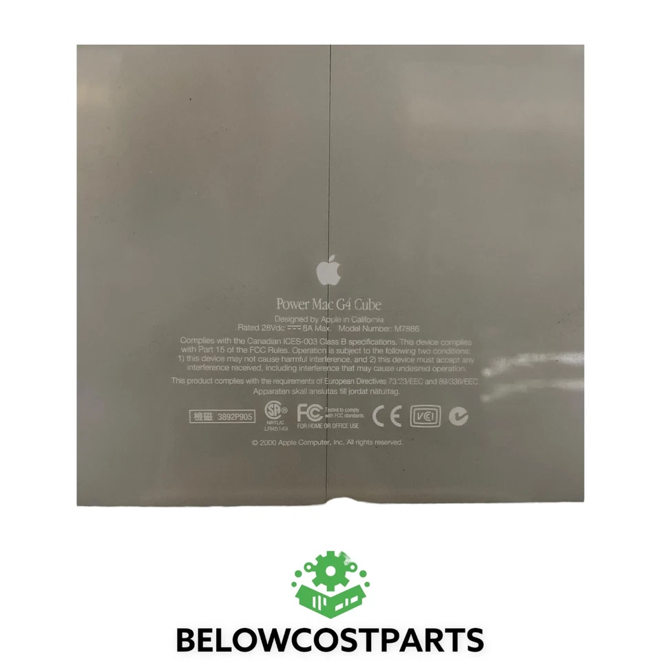 Apple M7886 Power Mac G4 Cube 450MHz 1.5GB RAM 128GB HDD AirPort – Vintage Mac - Image 2 of 4