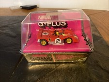 AFX AURORA TJET RED G-Plus Ferrari 2 Heuer 312PB 1732 HO SLOT CAR W/CUBE