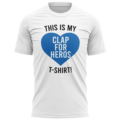 T-Shirt This Is My Clap For Heros lustig Lockdown 2021 Donnerstag Klatschen Geschenk Shirt