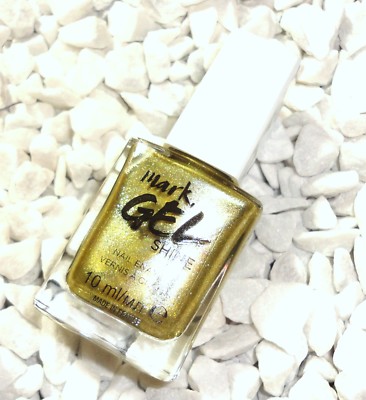 Avon mark. GEL SHINE Chrom Effekt Nagellack Farbe Golden Eyes Neu
