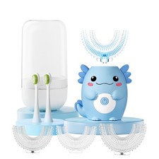 PVOGRT Kids Electric U Shaped Toothbrush - Axolotl Kids Sonic Toothbrush with...