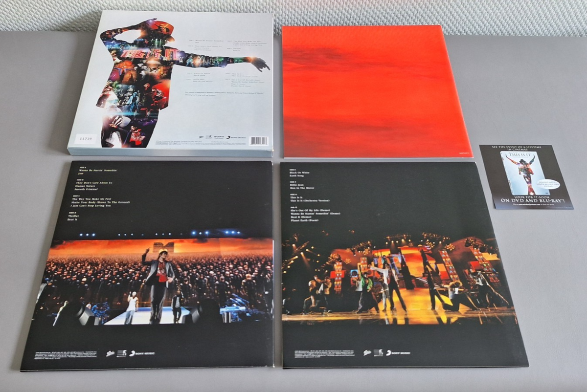 MICHAEL JACKSON lim / num original Vinyl 4LP Box This Is It (2009