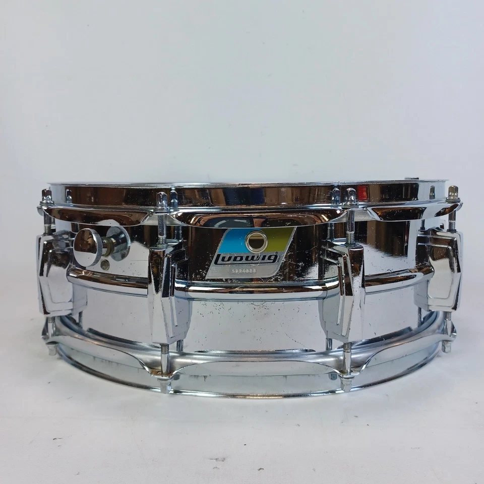 Ludwig Supraphonic 12.7x35.6cm Rullante Vintage 70s Blu / D 1224886 10Lug