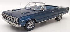 Greenlight 1/18 Scale Model Car 19059 - 1967 Plymouth Belvedere GTX - Blue