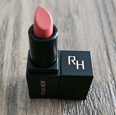 Realher Positive Vibes Moisturizing Lipstick Coral Rose .07oz/2g Travel Size NEW