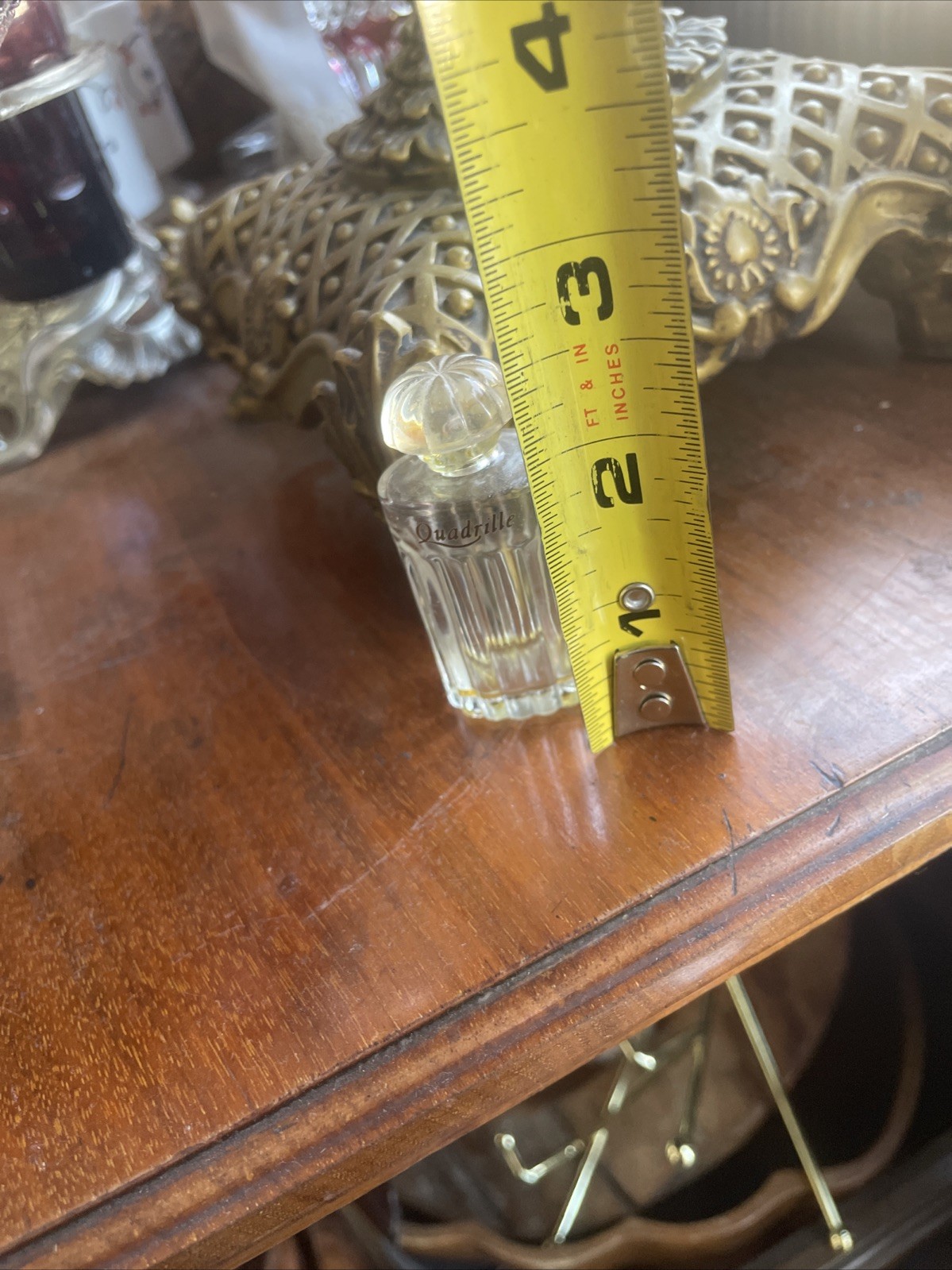 3 vintage balenciaga France Small Perfume Bottles Le Dix Prelude Quadrille thumbnail 8