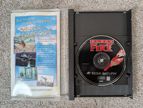 Sega Saturn Black Fire Cib Complete In Box with Manual