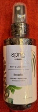 Sprig By Kohler Body & Linen Mist Eucalyptus & Mint 4 fl.oz Breathe, New