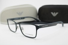 NEW EMPORIO ARMANI EA 1063 3184 CARBON FIBER BLACK AUTHENTIC EYEGLASSES 53-17