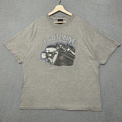 VTG Y2K Harley Davidson T-shirt Men 2XL Gray ''I Got Mine'' Biker 2001 USA Made