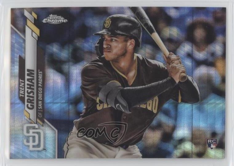 2020 Topps Chrome Prism Refractor Trent Grisham #101 Rookie RC