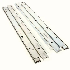 Pair Accuride Zinc Finish 26" Left And Right Full Extension Heavy Duty Slide