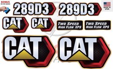 Fits Caterpillar 289d3 Decal Kit Skid Steer W High Flow 3m Vinyl