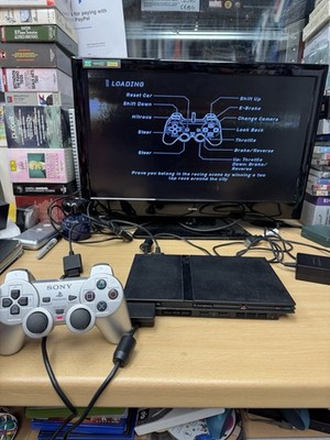 Sony Playstation 2 PS2 Slim (SCPH-75003) voll funktionsfähig! Bewährt & getestet!