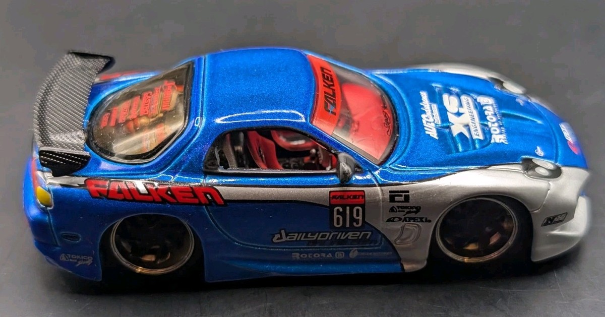 🔥Jada Toys - Dub City - Import Racer - Mazda RX-7 (Blue/Silver