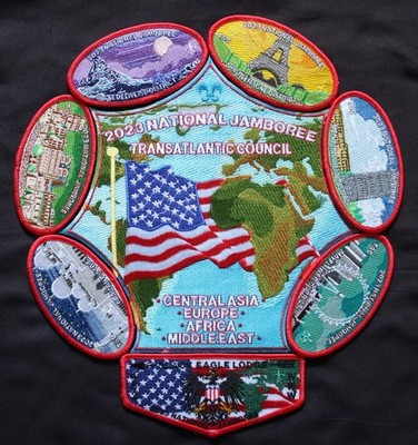 BSA TAC & Black Eagle Lodge 2023 JAMBOREE 8 PATCH SET / ONLY 100 MADE!