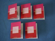 Carolina Herrera lot de 5 échantillons tube sur carte dernière nouveauté et rare